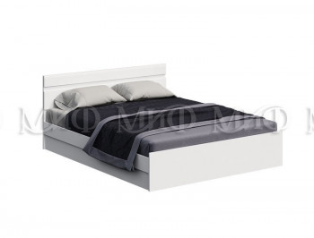 Кровать Нэнси New 1,4м (Белый/белый глянец) в Битках - bitki.mebel54.com | фото