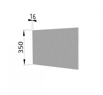 Панель торцевая (для шкафа горизонтального глубокого) ГПГ Ройс (Графит софт) в Битках - bitki.mebel54.com | фото